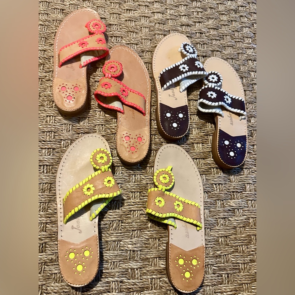 Jack Rogers Sandals - Lot of 3 - Size 6